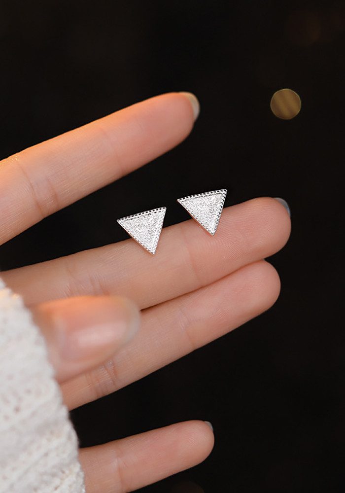 Color Design Ohrstecker-Set dreieckige Ohrringe SMK-10, Ohrstecker aus S925 günstig online kaufen