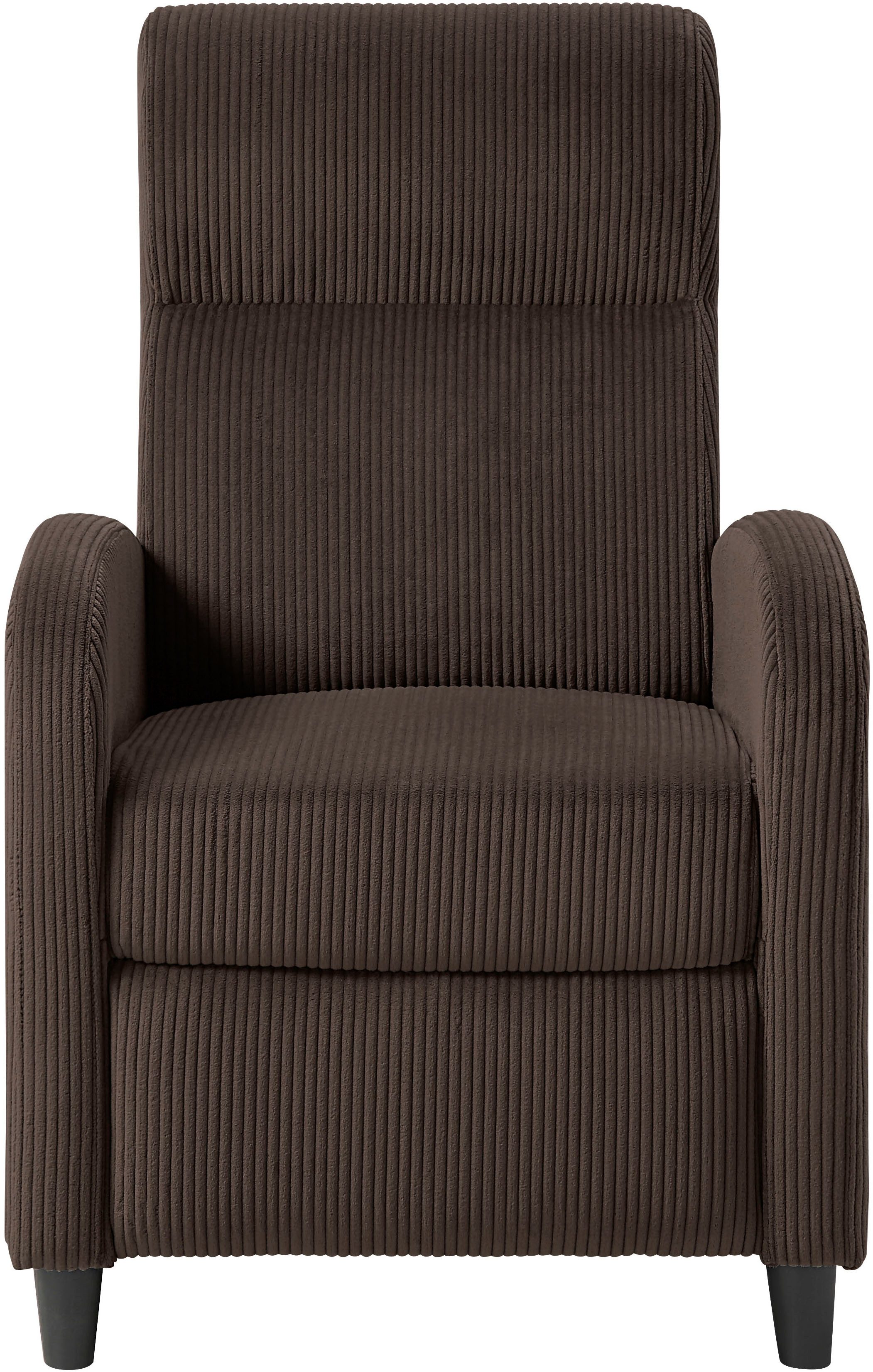 ATLANTIC home collection Relaxsessel Tom, mit Relaxfunktion, inklusive seitlicher Tasche, TV-Sessel mit Funktion