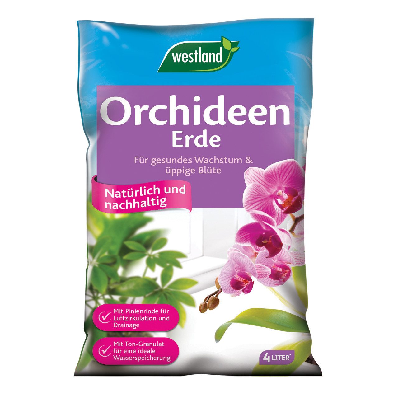 Westland Spezialerde Westland Orchideen Erde 4 l