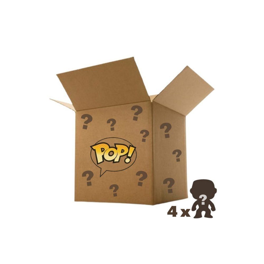 Funko Actionfigur Funko POP! (4-tlg) ausgewählte x 4 Mystery Figuren, Box: zufällig