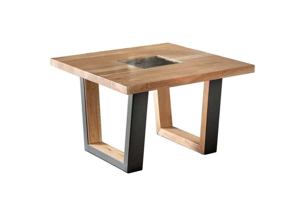 Main Möbel Couchtisch Couchtisch 70x70cm "Trondheim" Akazie massiv