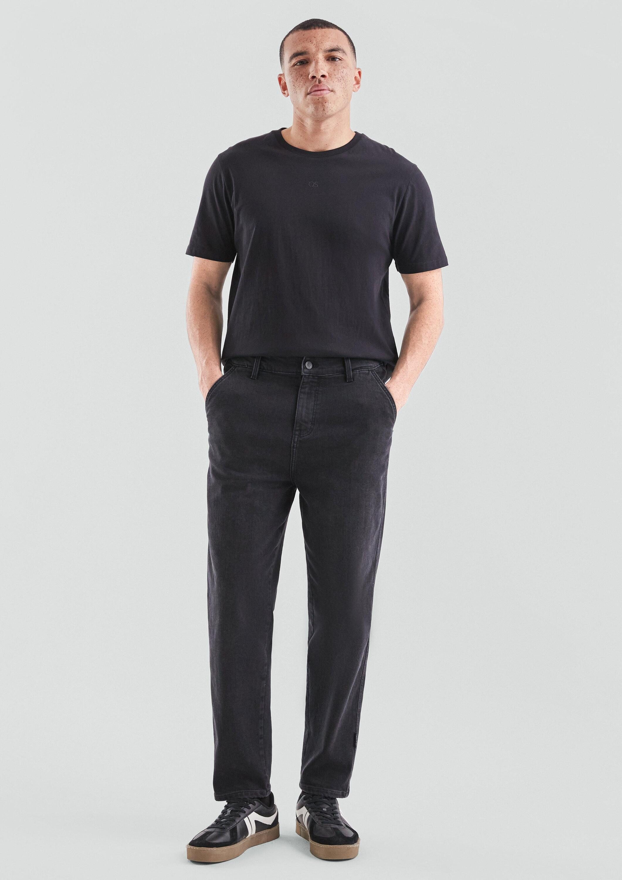 QS Weite Jeans Jeans-Hose Denimjogger