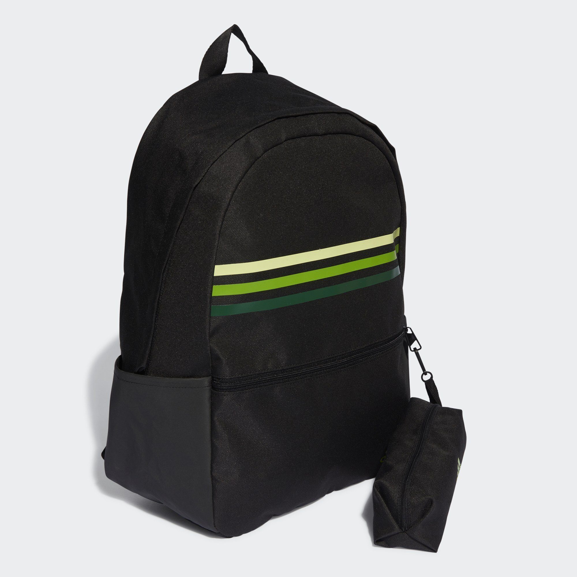 CLASSIC 3-STREIFEN adidas HORIZONTAL Sportrucksack Lime Sportswear / RUCKSACK Black Pulse