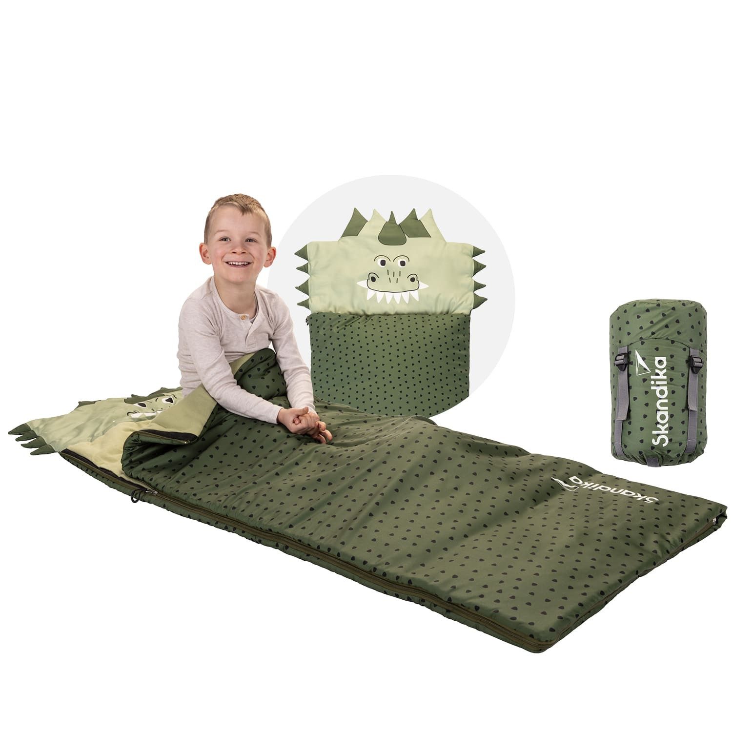 Skandika Schlafsack Soti, Schlafsack für Kinder bis 150 cm, buntes Design D günstig online kaufen