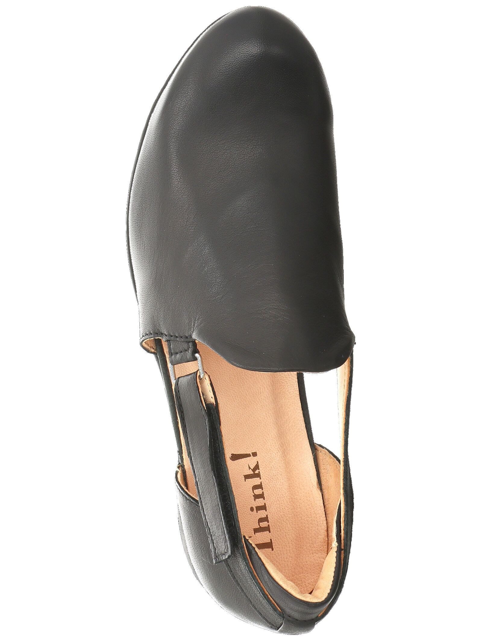 Think! Halbschuhe Leder . Klettschuh