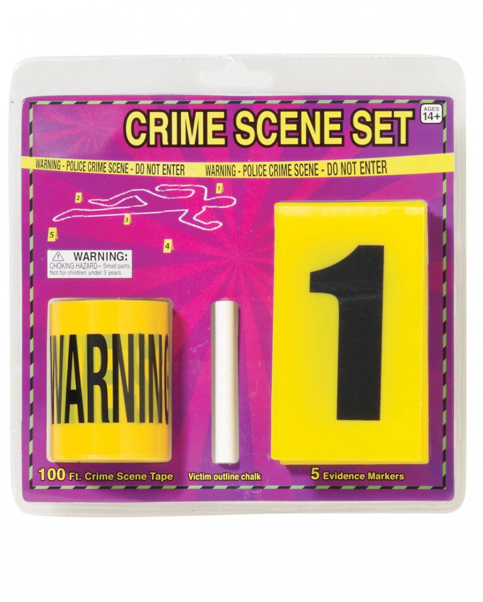 Horror-Shop Dekoobjekt Crime Scene Equipment