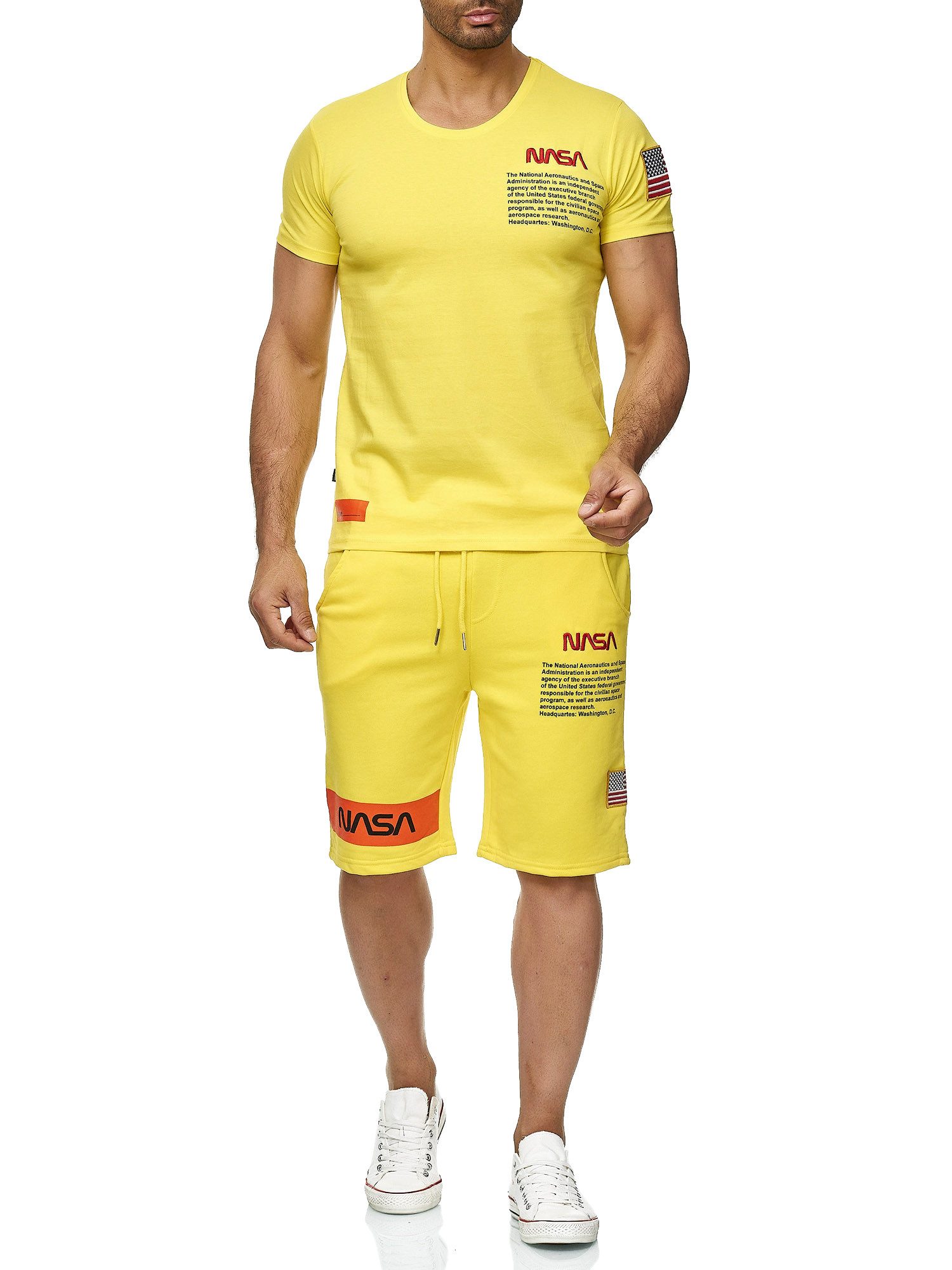 RedBridge T-Shirt & Shorts Red Bridge Herren T-Shirt - Shorts Kurze Hose Set Sweat Pants (Set, 2-tlg., T-Shirt & Shorts)