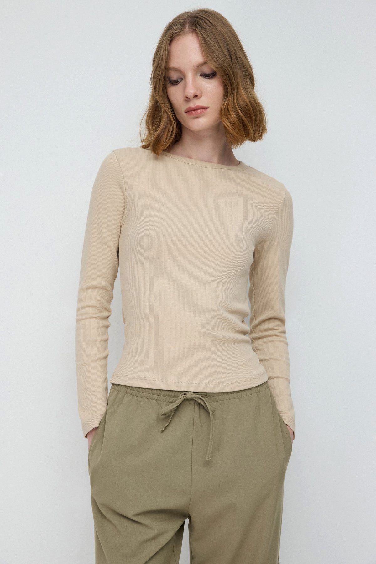 T-Shirt Basic Langarm-T-Shirt