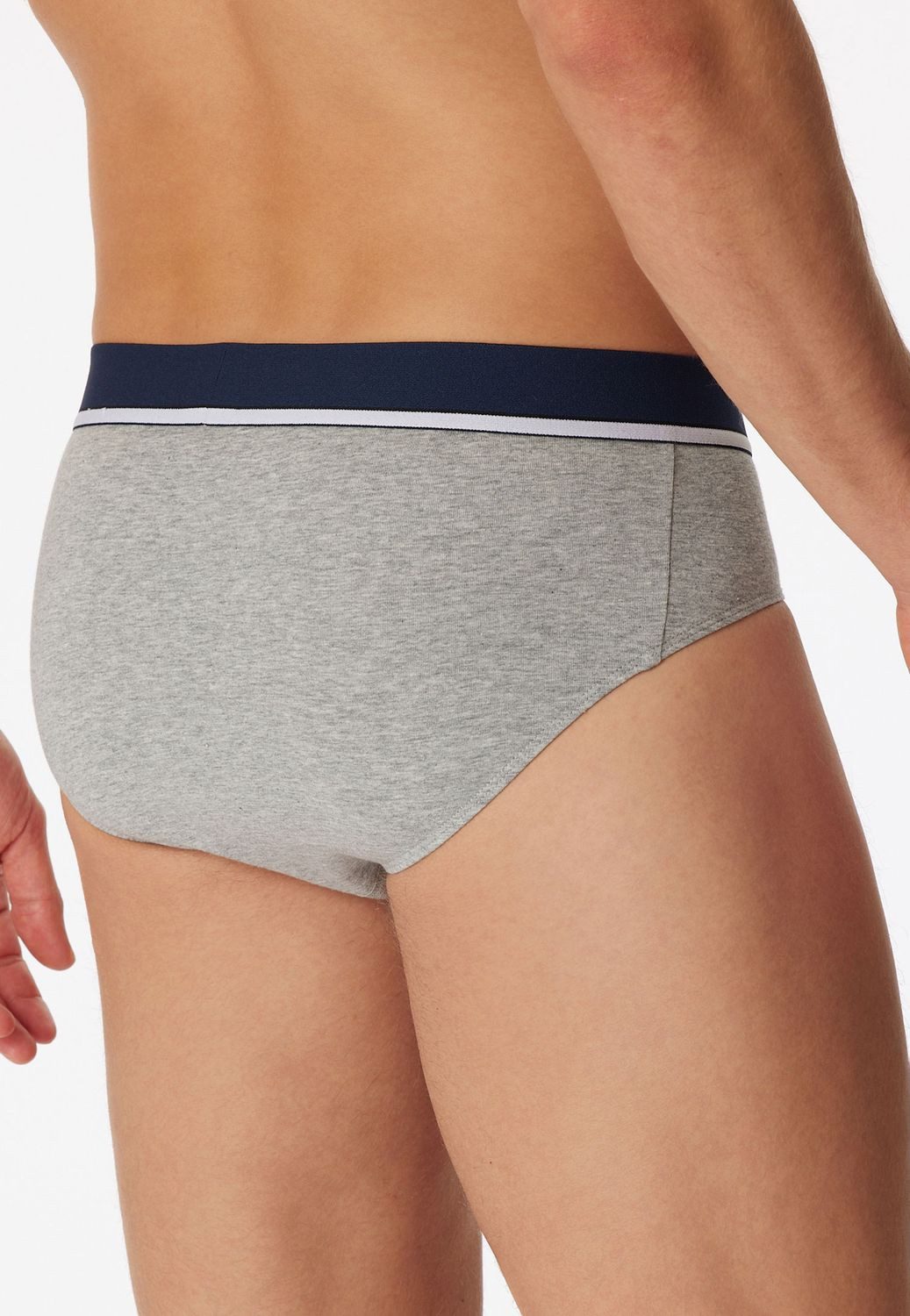 Schiesser Slip Organic Cotton mit sportlichem Webgummibund