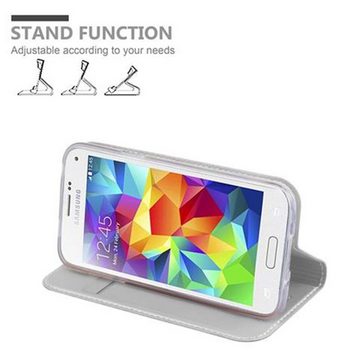Cadorabo Handyhülle Samsung Galaxy S5 MINI / S5 MINI DUOS Samsung Galaxy S5 MINI / S5 MINI DUOS, Klappbare Handy Schutzhülle - Hülle - mit Standfunktion und Kartenfach