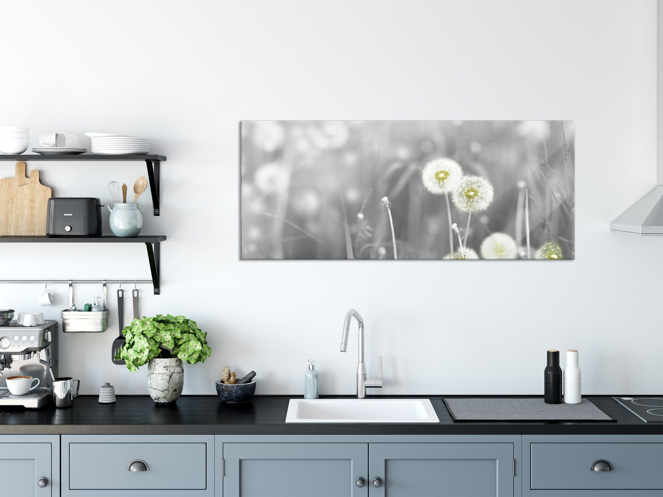 Pixxprint Glasbild wunderschöne Pusteblumen, wunderschöne Pusteblumen günstig online kaufen