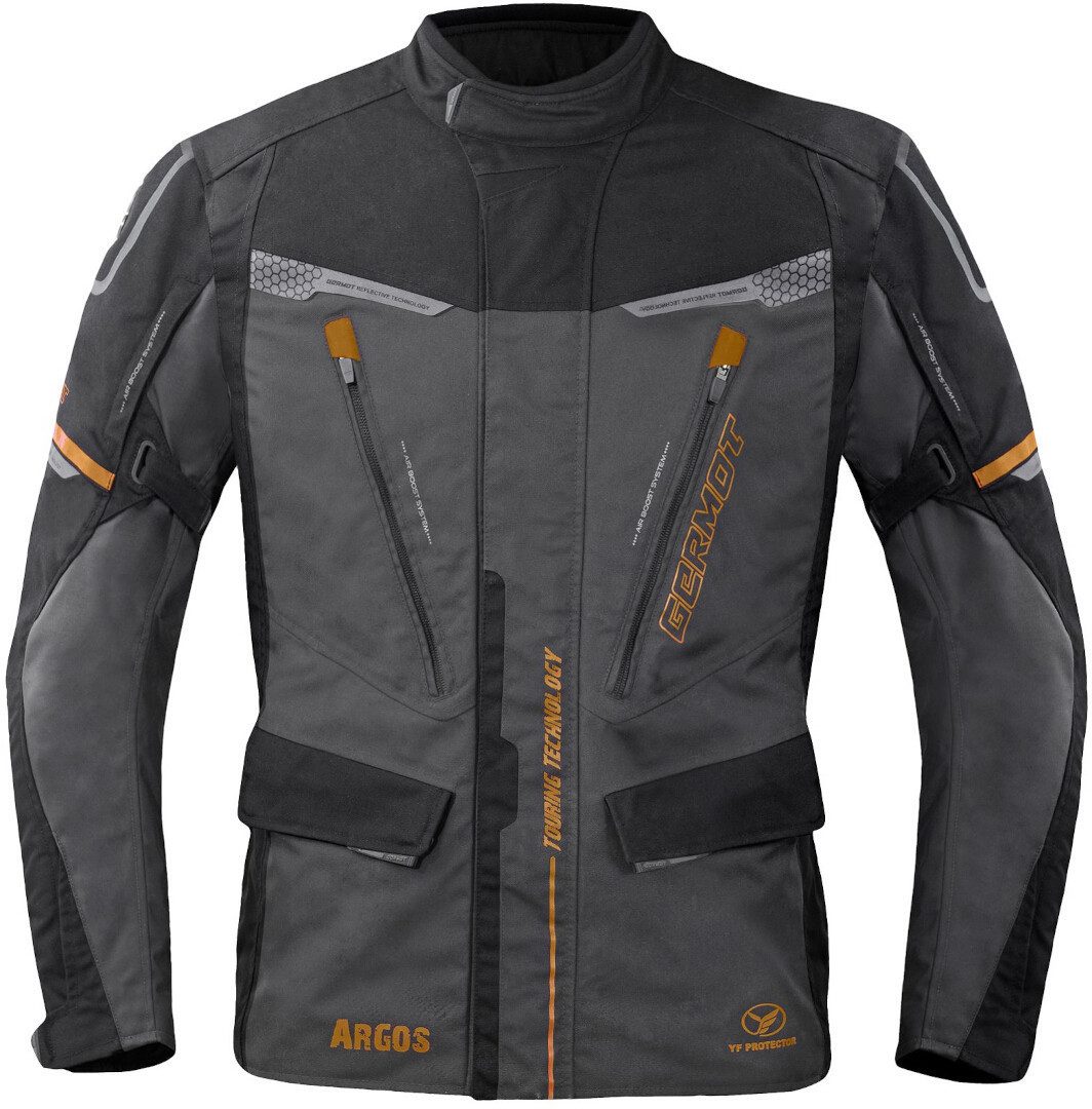 Germot Motorradjacke Argos wasserdichte Motorrad Textiljacke herausnehmbares Innenfutter,wasserdicht