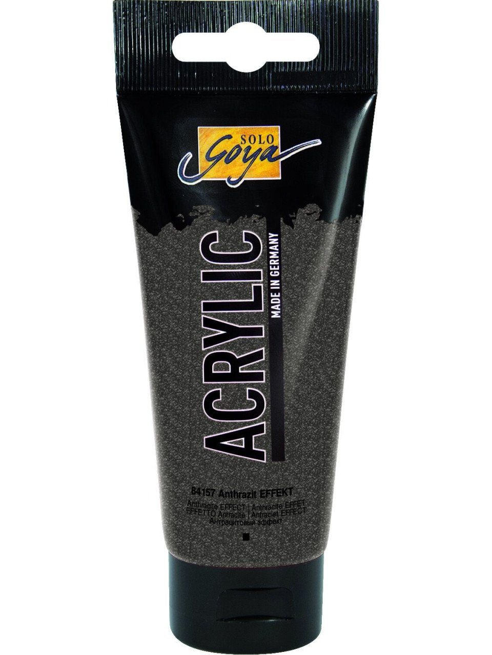 Kreul Acrylfarbe Kreul Solo Goya Acrylic Tube Effekt anthrazit 100