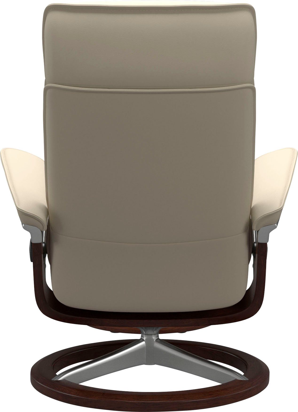 Stressless® Relaxsessel Admiral (Set, Relaxsessel inkl. Hocker), mit Signature Base, Größe M & L, Gestell Braun