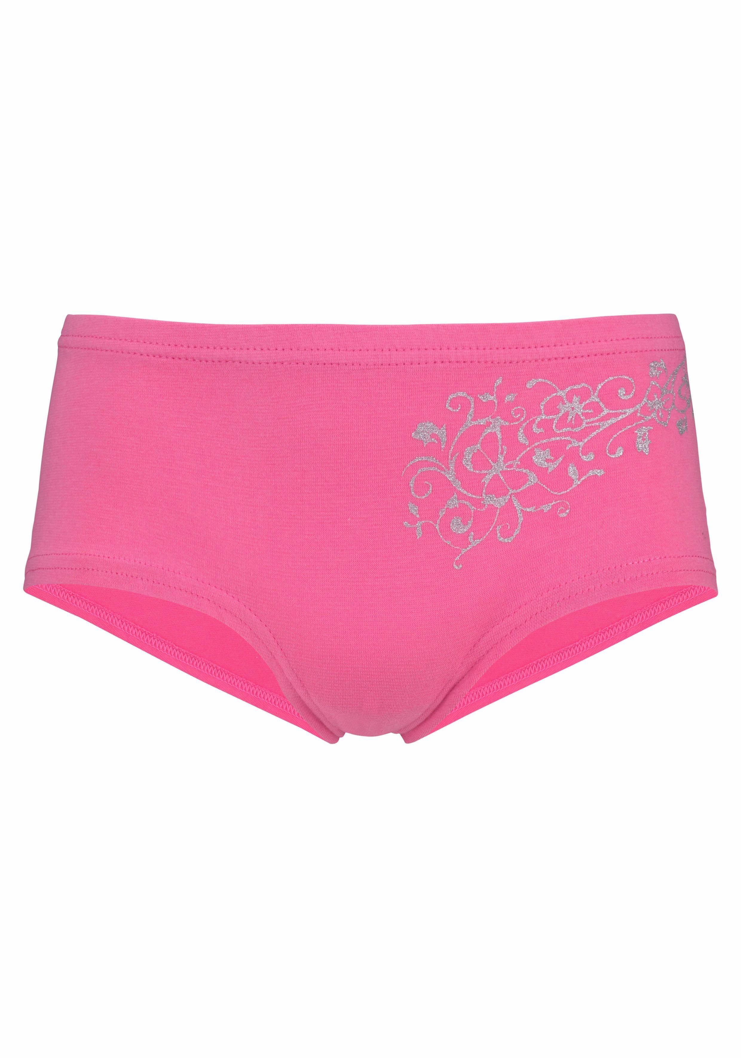 (Packung, 4-St) petite Glitzerdruck mit Panty fleur