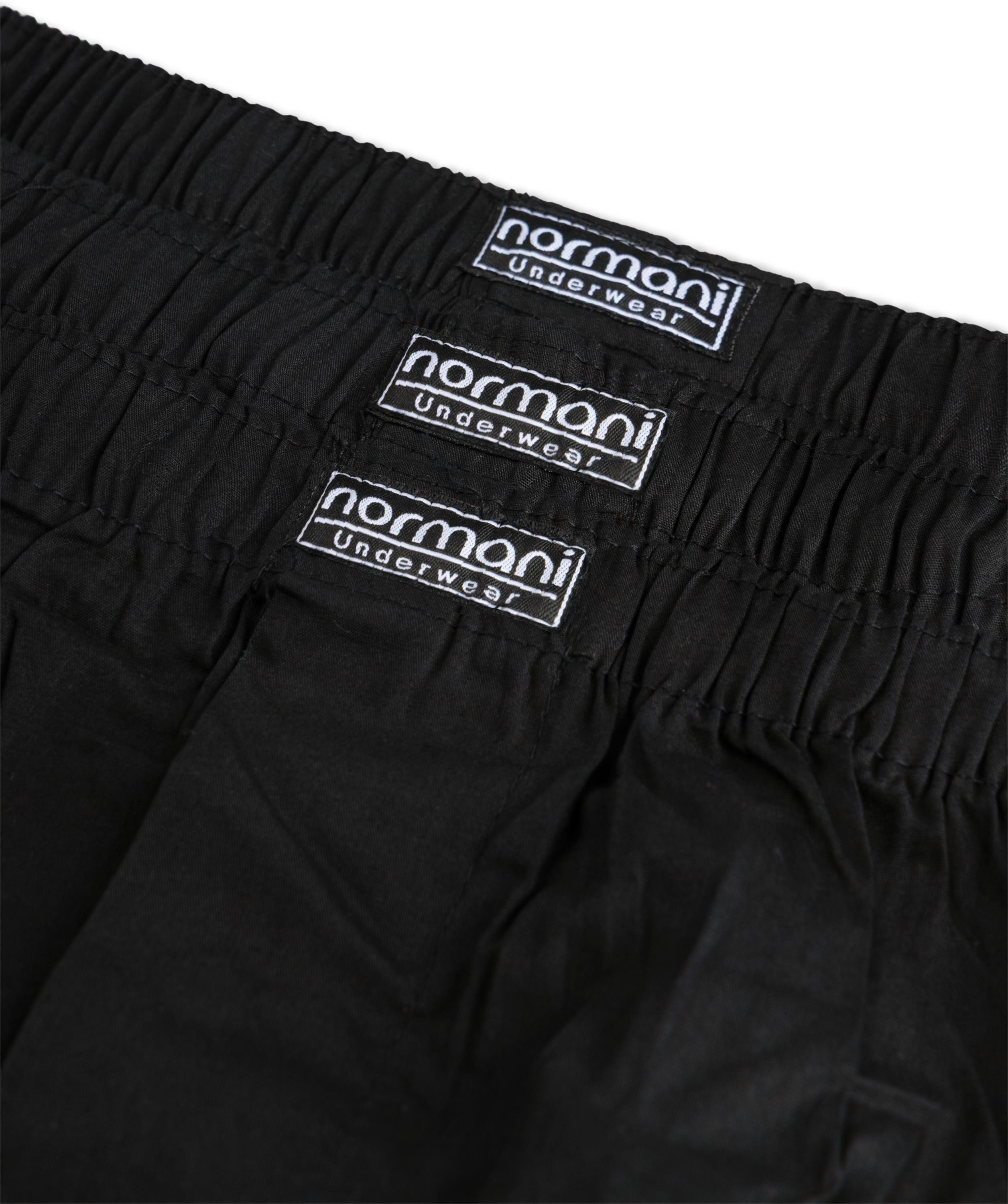 normani Boxershorts 3 Stück Herren Web Boxershorts Aus atmungsaktiver Baumwolle – Bild 3 von 5