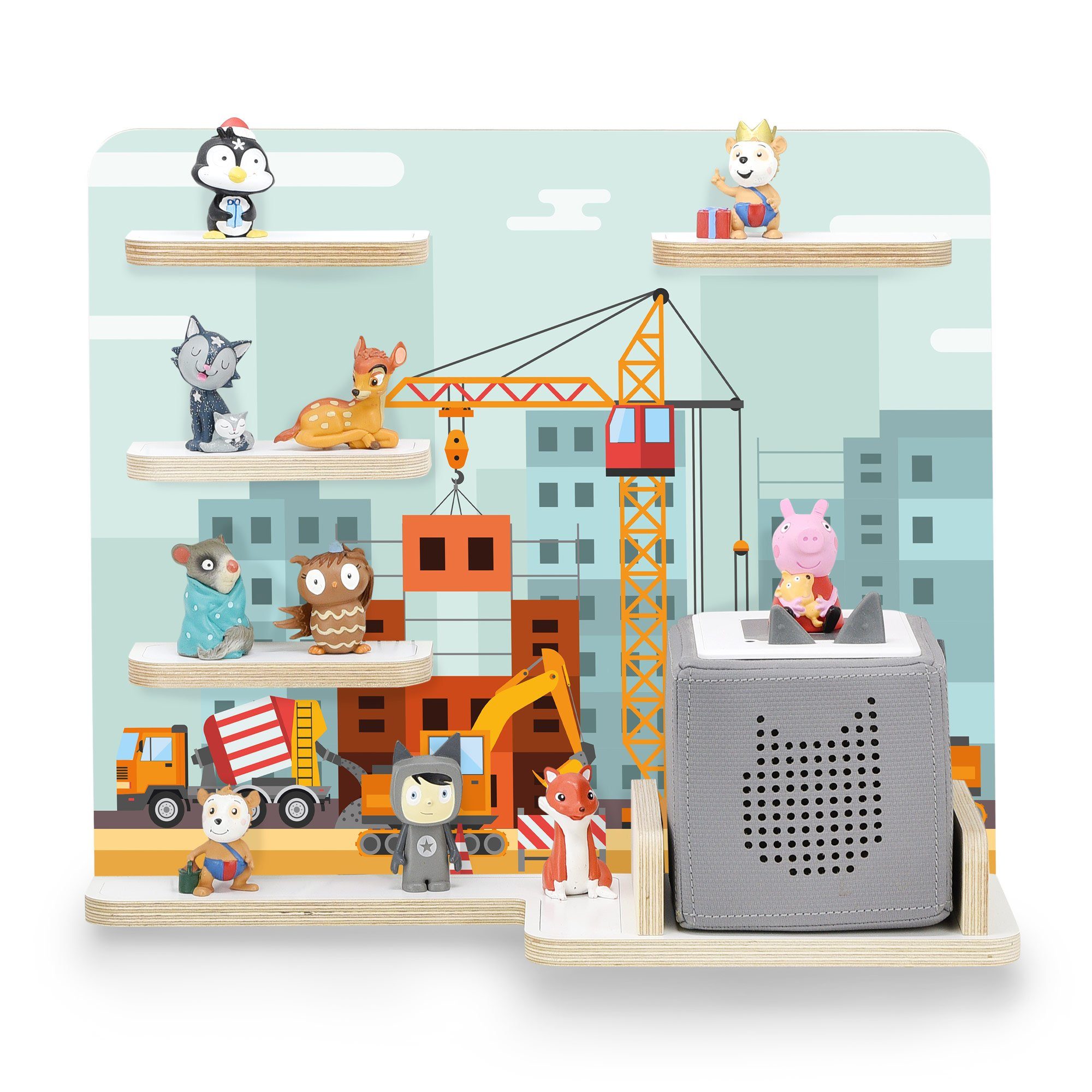 stadtecken Kinderregal mit schmalen Boden - geeignet für die Toniebox und T günstig online kaufen