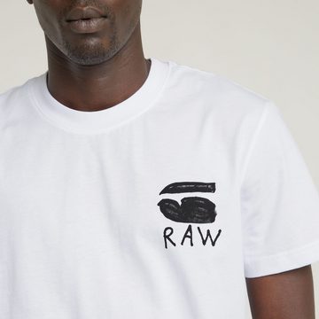 G-Star RAW T-Shirt Burger back print r t