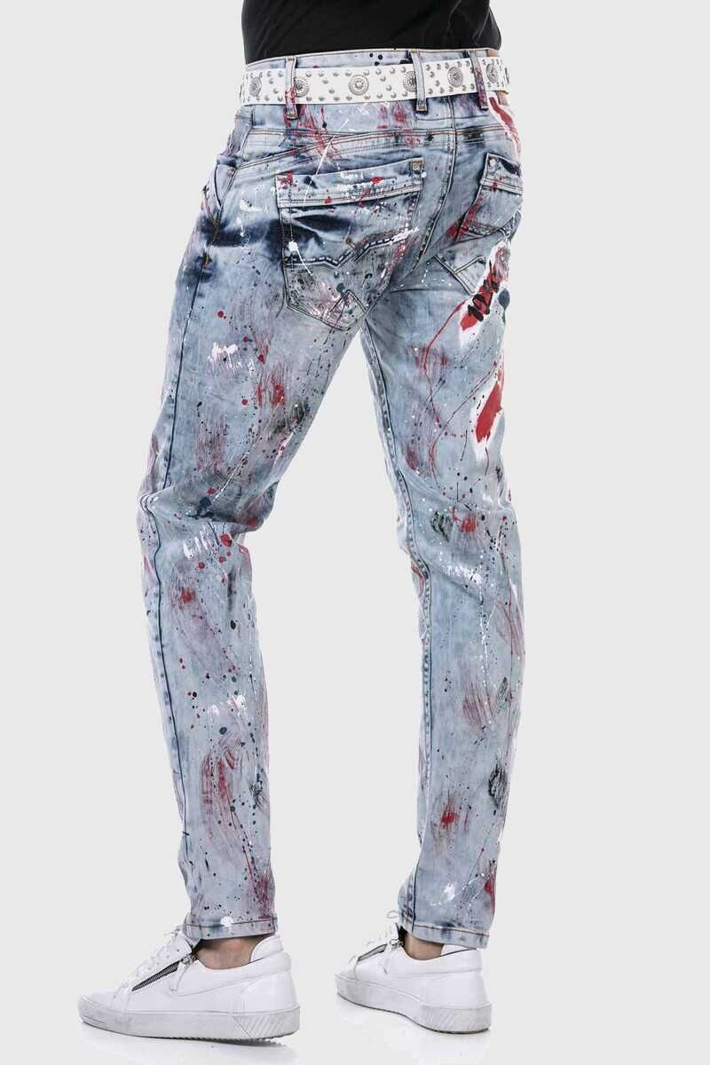 Cipo & Baxx 5-Pocket-Jeans Jeans mit coolem Print günstig online kaufen