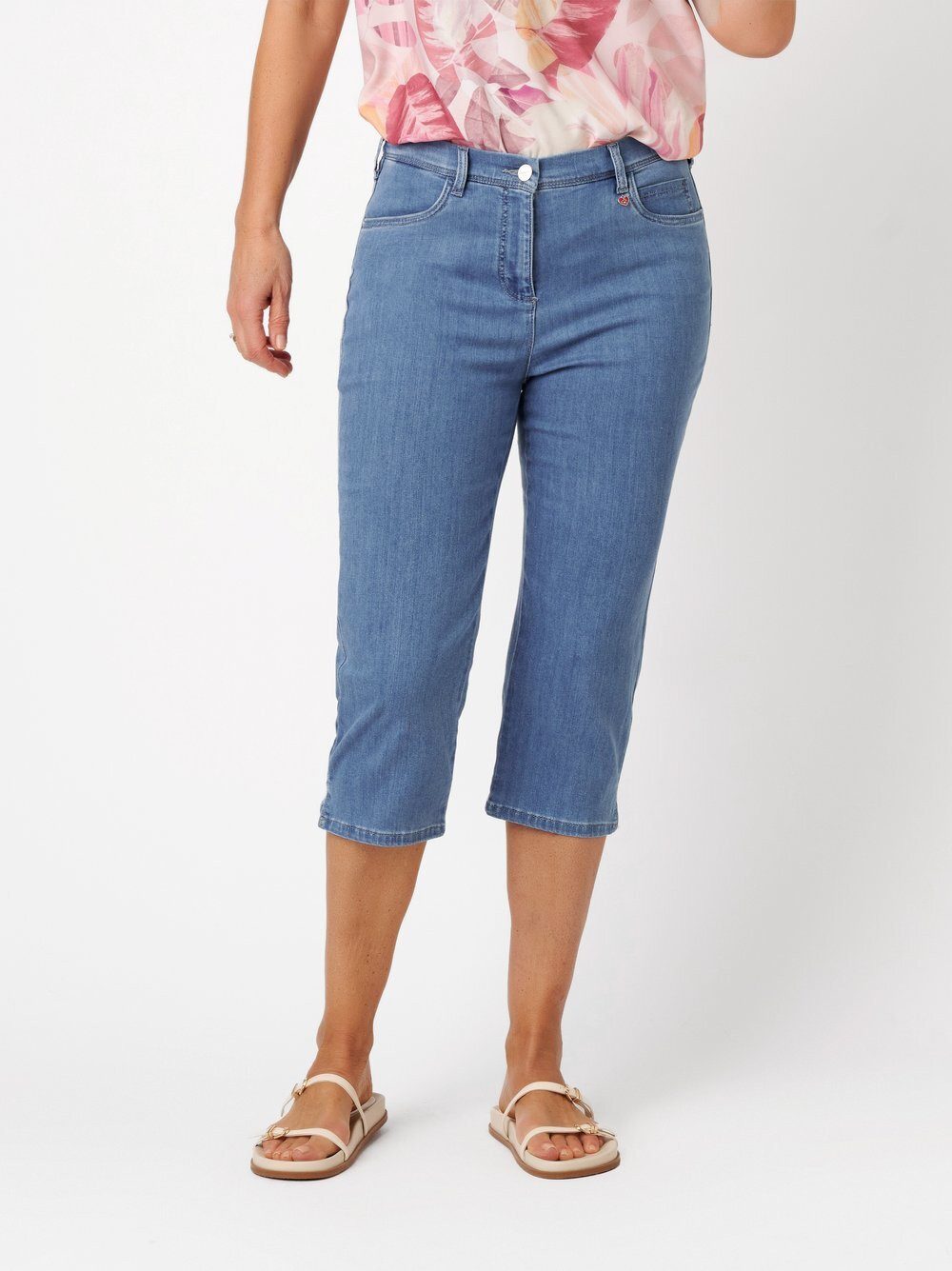 Relaxed by TONI Caprijeans Meine beste Freundin Capri in Slim-Fit