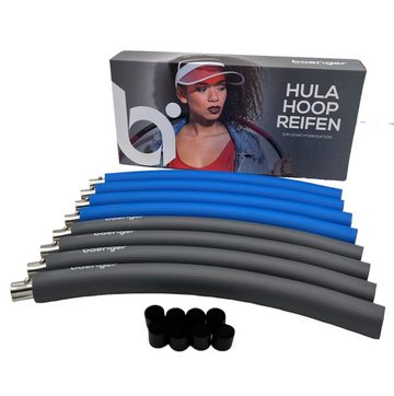 baenger Hula-Hoop-Reifen baenger Hula Hoop Reifen Erwachsene Edelstahlkern 8 Segmente Hullahoop