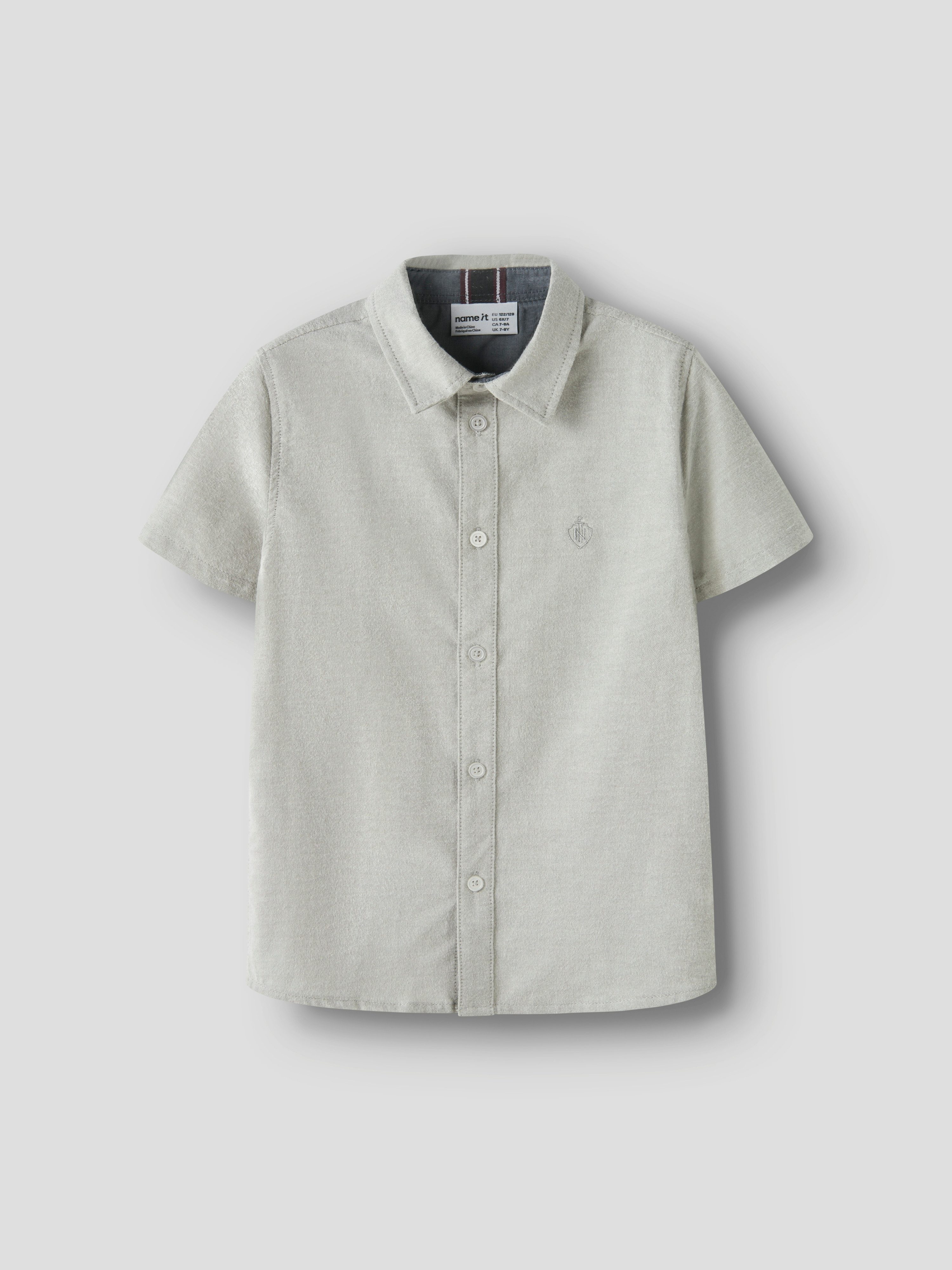 Name It Kurzarmhemd NKMNEWSA SS SHIRT NOOS Baumwolle, normal geschnitten