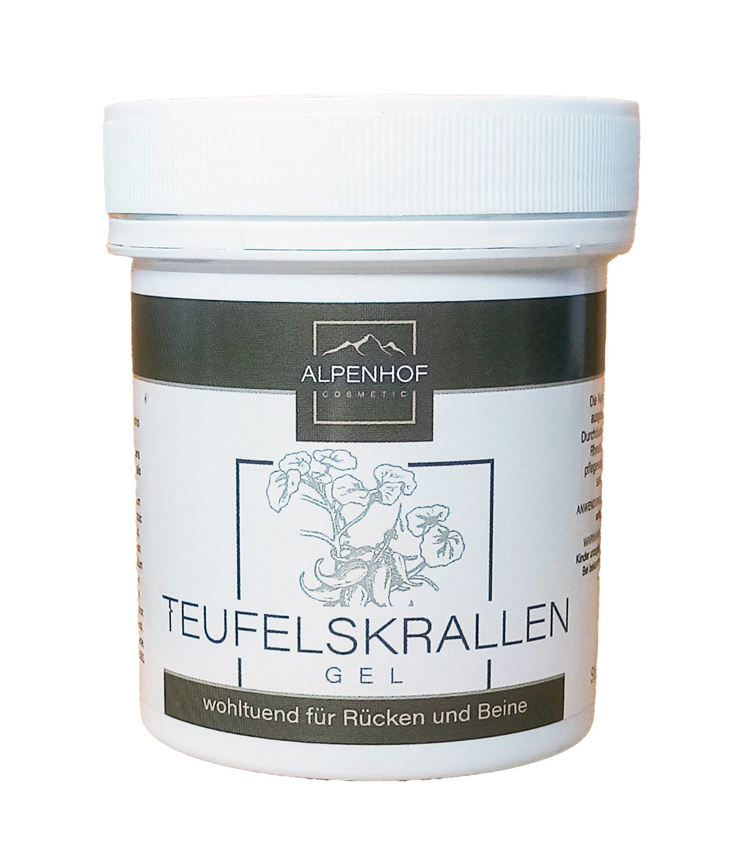 ALPENHOF Körpercreme TEUFELSKRALLEN GEL 125ml wohltuend für Rücken Beine Massage 09, Körpercreme Körper Hautpflege Haut Pflege Creme Balsam