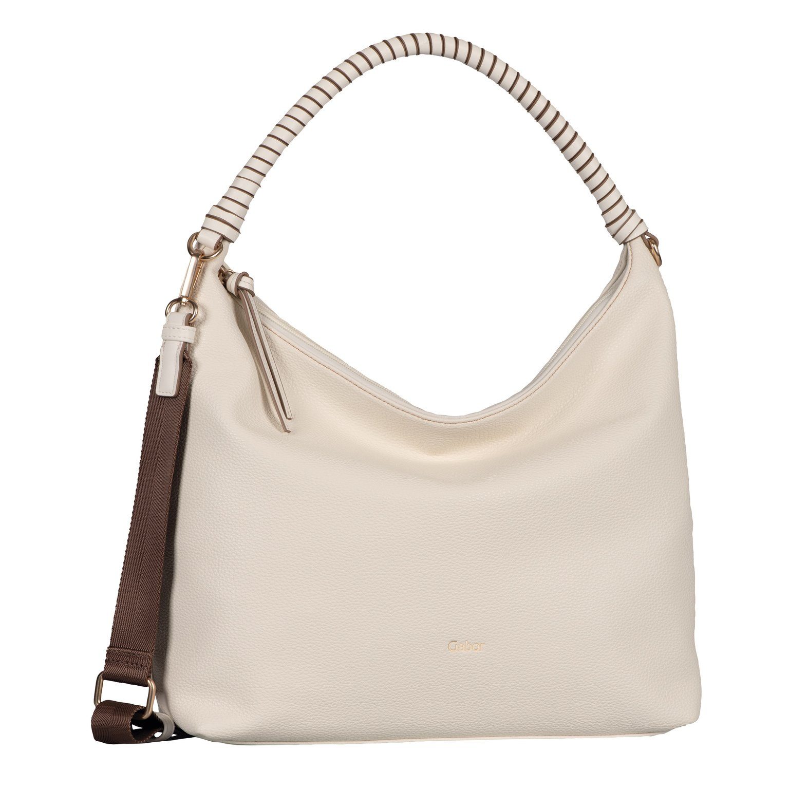 Gabor Schultertasche GABOR-ANDIE HOBO BAG Schultertasche 1386- 36x11x34 12- White