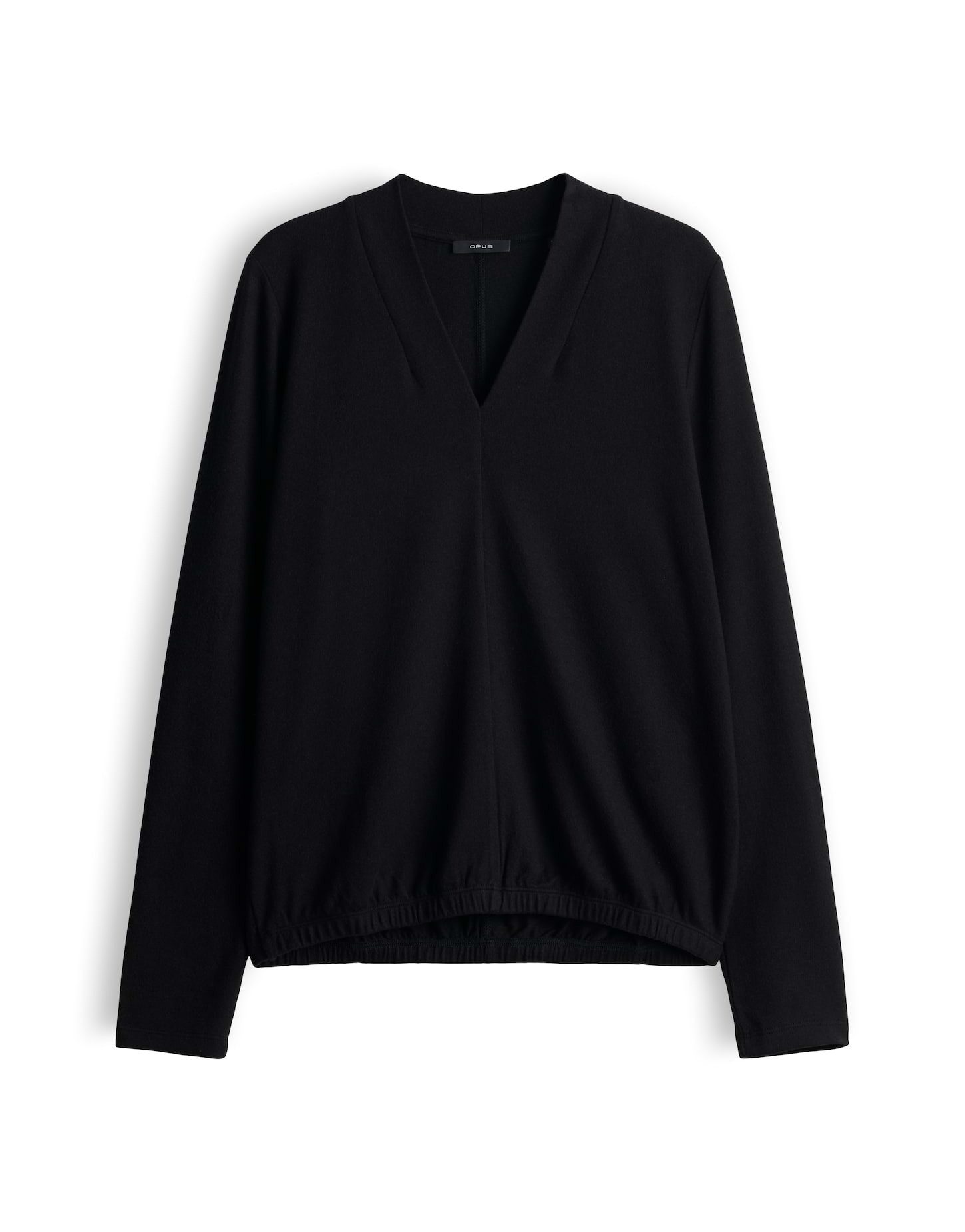 OPUS Langarmshirt Longsleeve aus ECOVERO™ Viskosemix Regular Fit