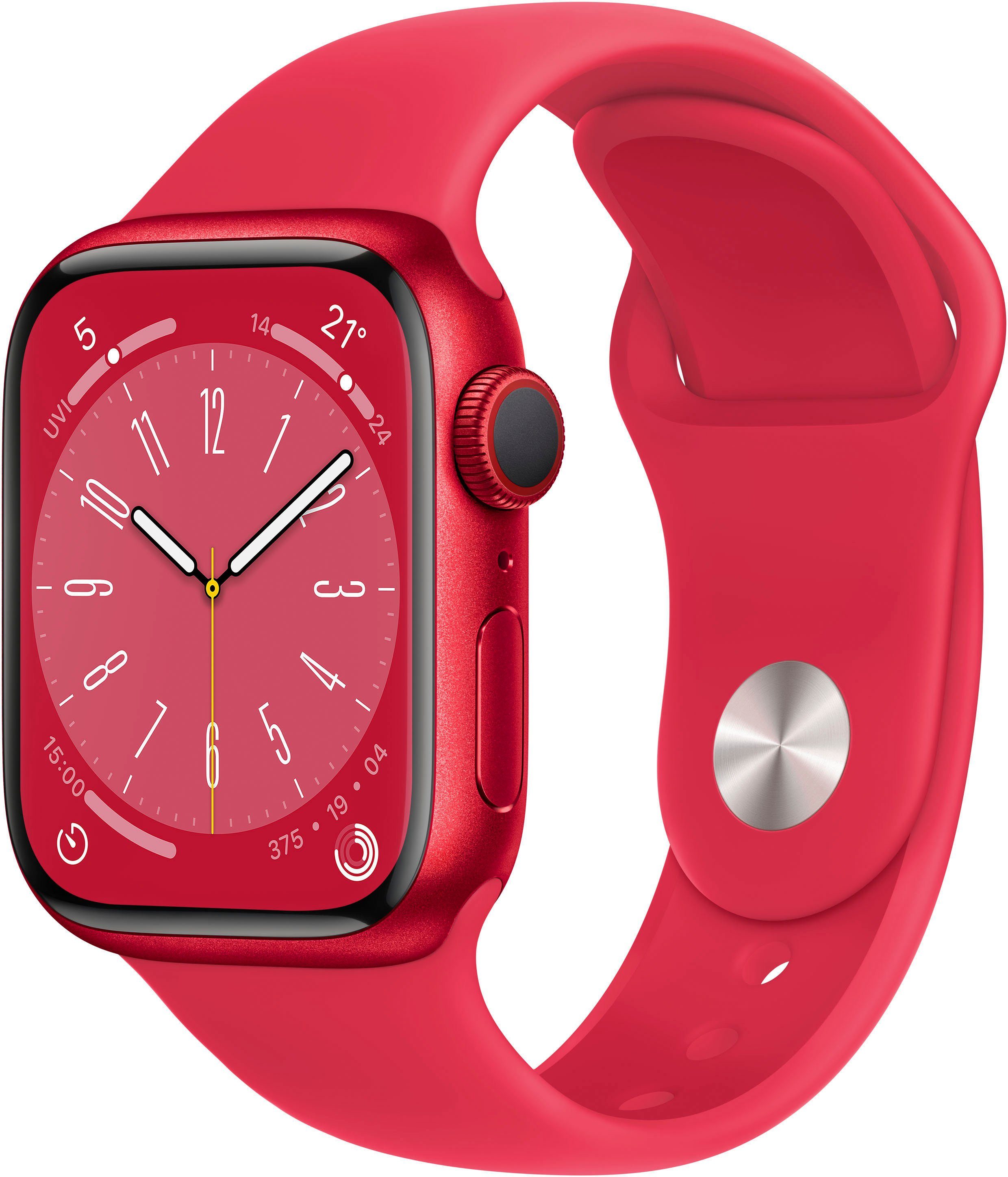 Apple Watch Series 8 GPS + Cellular 41mm Watch, Die Zukunft der Gesundheit.  Am Handgelenk.