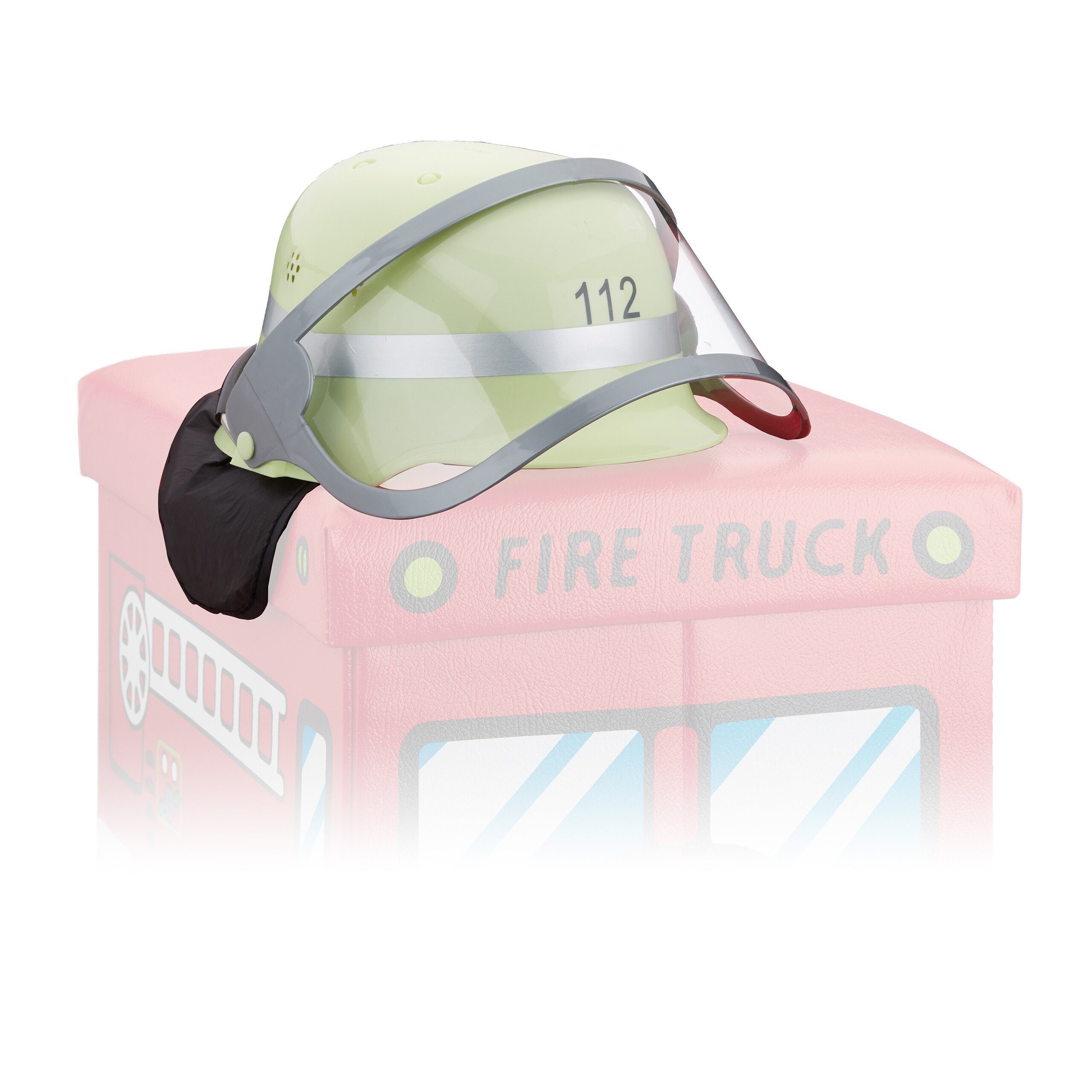 im für Set Kinder Feuerwehrhelm 2er relaxdays Feuerwehrhelm