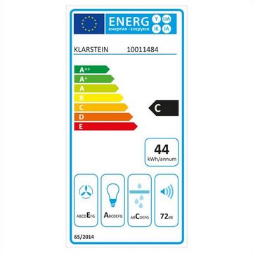 Klarstein Deckenhaube Serie TK15-UW60BL UW60BL, Unterbauhaube Abluft 60 cm LED Dunstabzugshauben