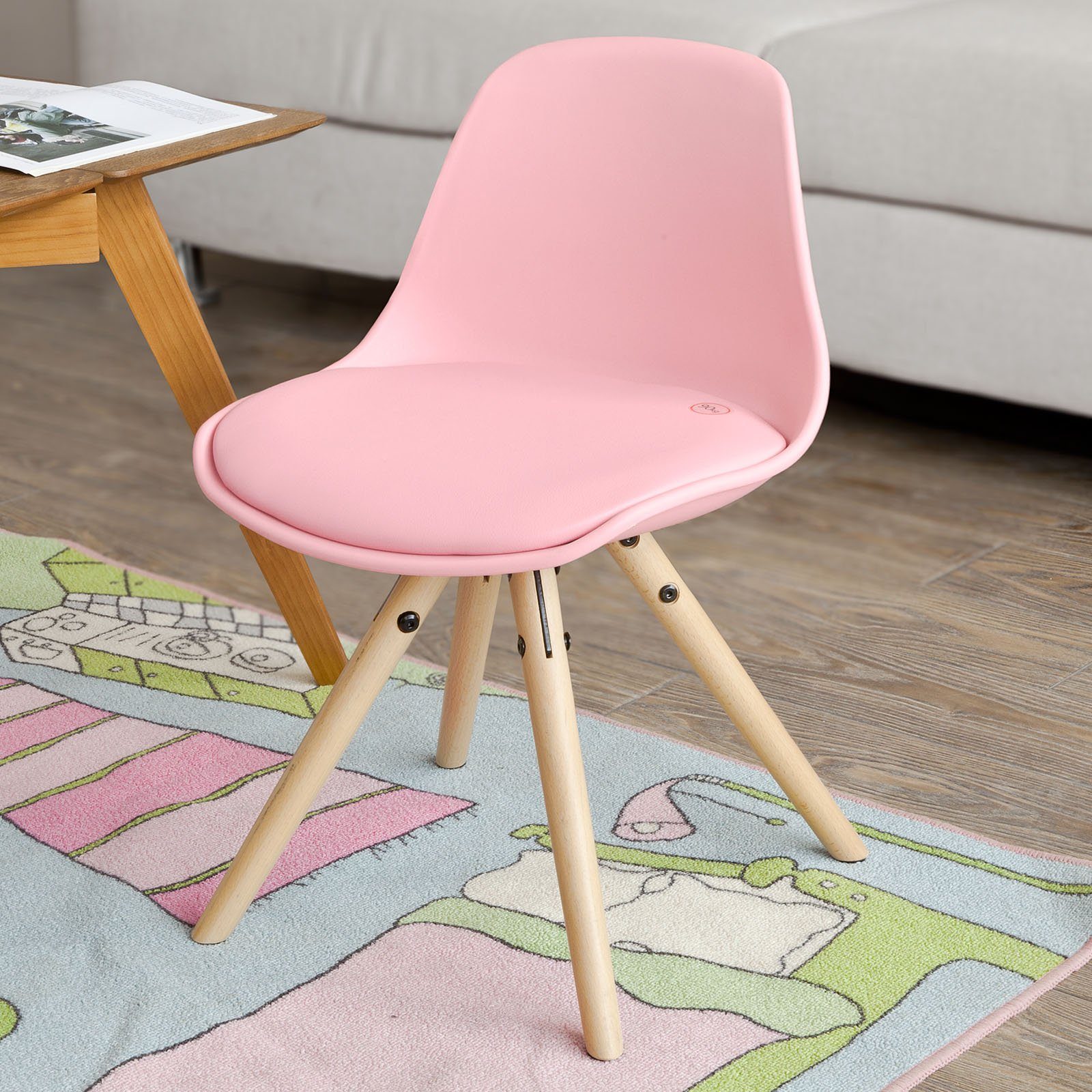 35cm pink Kinderstuhl Stühlchen SoBuy Sitzhöhe Sitzhocker Stuhl FST46,