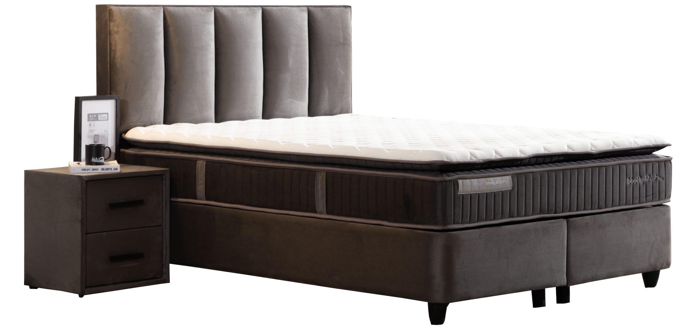 Villa Möbel Boxspringbett BIRDY (Bett Set, günstig online kaufen