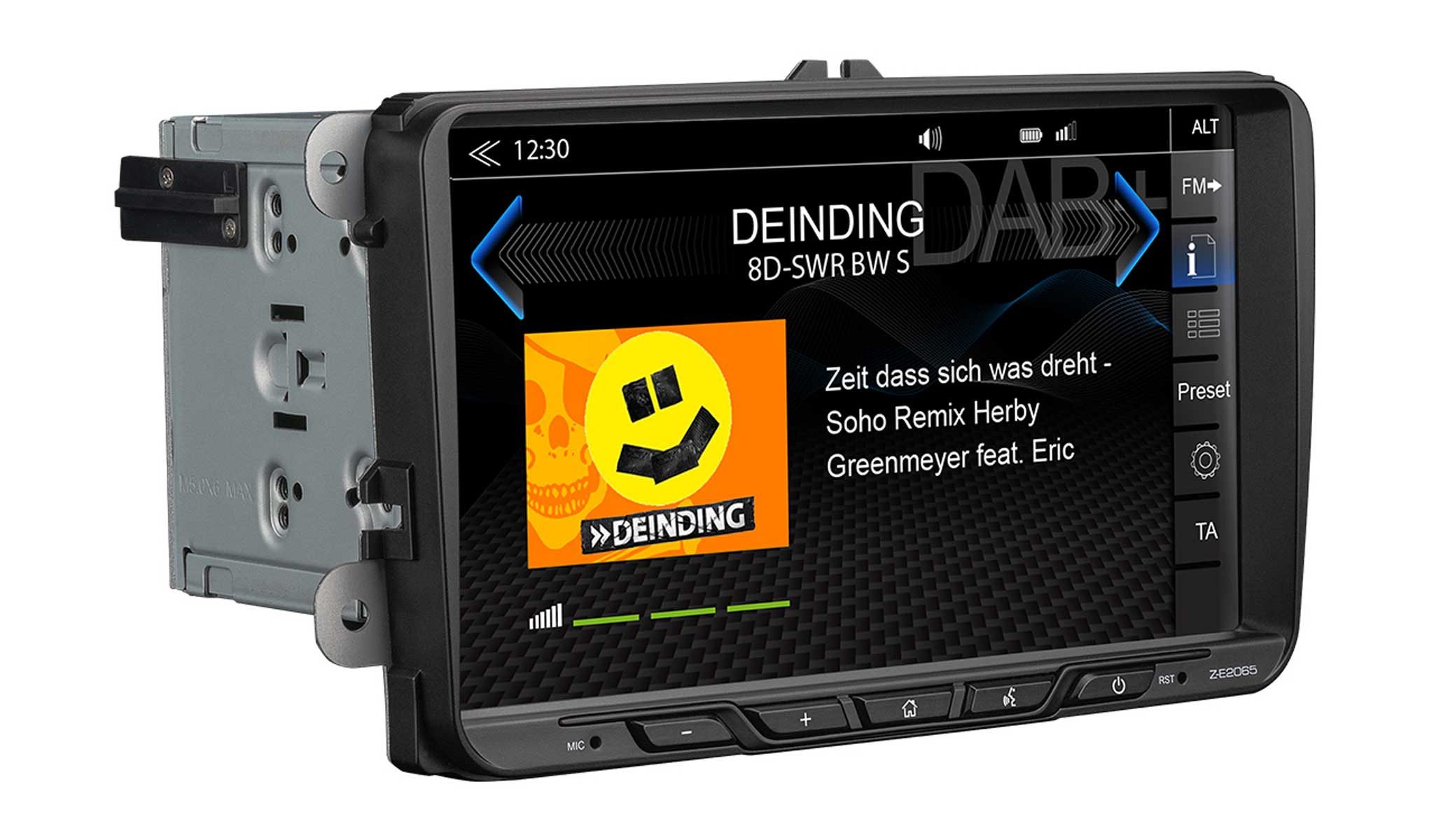 Zenec Z-E2065 Fahrzeugspezifisches Infotainment System für VAG Fahrzeuge Autoradio (Freisprecheinrichtung)