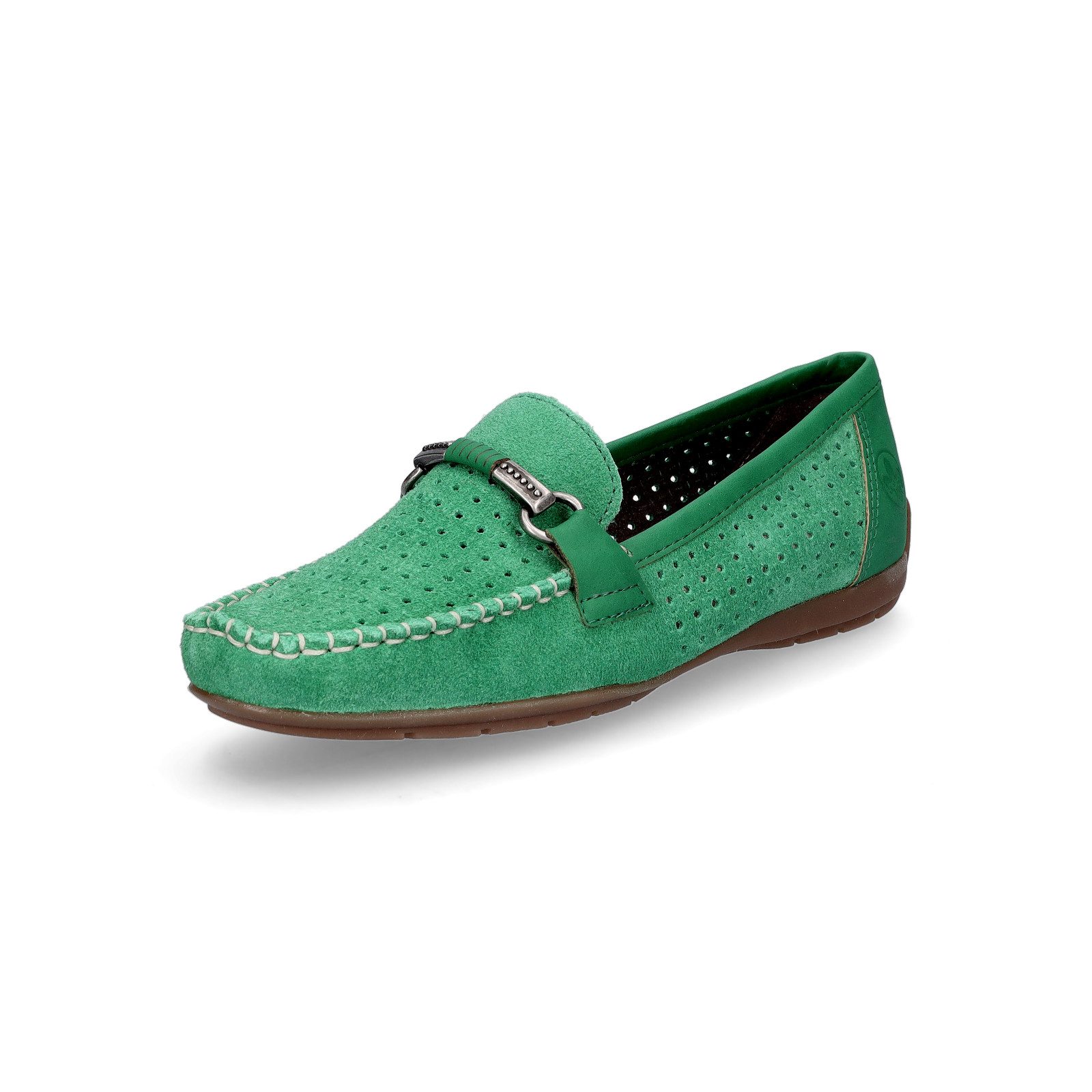Rieker Damen Slipper grün Slipper