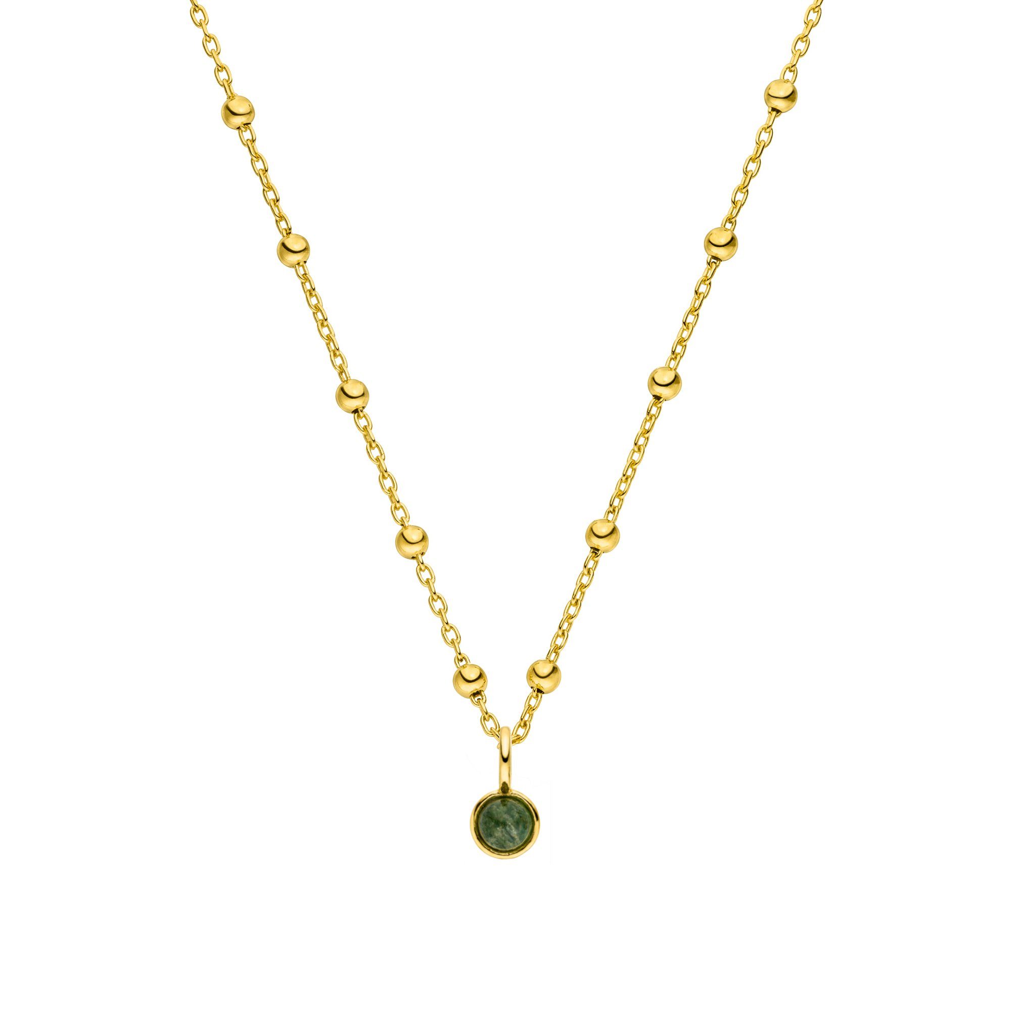 SCHOSCHON Kette mit Anhänger Grüner Achat günstig online kaufen