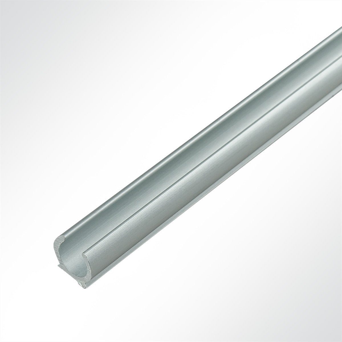 U-Laufschiene Kederschiene Aluminium eloxiert für 6,5 - 9,0mm Keder, LYSEL®, (1-tlg)