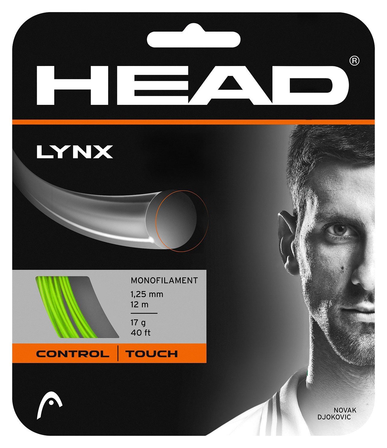 Tennissaite Lynx (Haltbarkeit) limegrün 12m Set