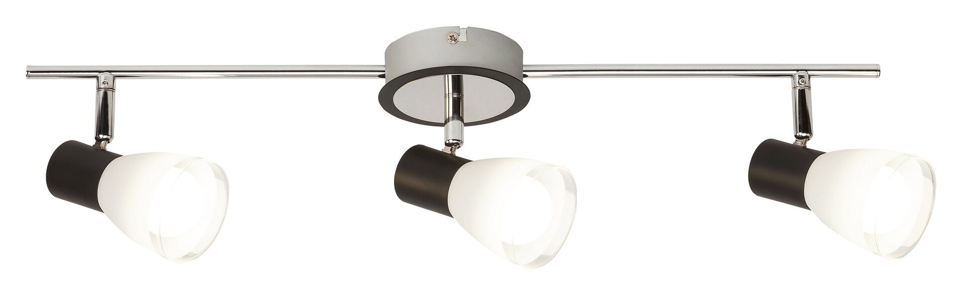 Rabalux LED Deckenspots "Ati" 3-flammig, Metall, schwarz, E14, L110mm