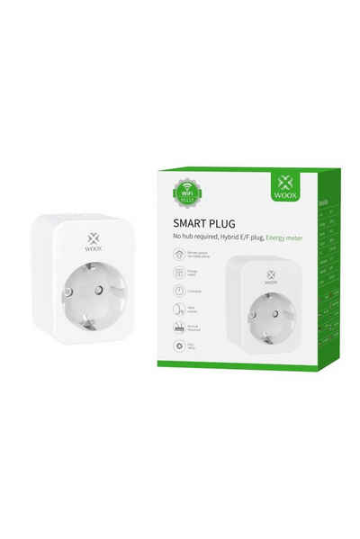 WOOX Funksteckdose WOOX R6118 Smart Plug 16A + Energy Monitor, 1-St.