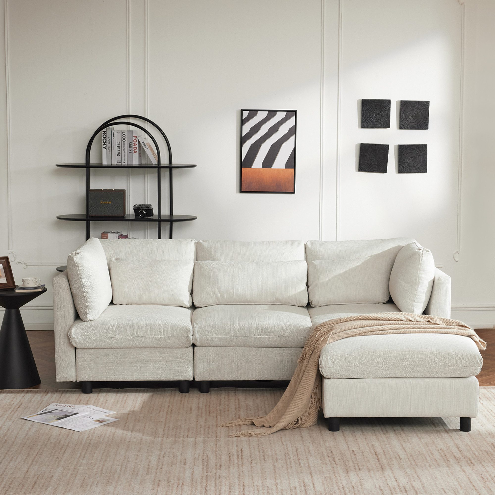 IDEASY Sofa Moderne L-förmiges Ecksofa mit günstig online kaufen