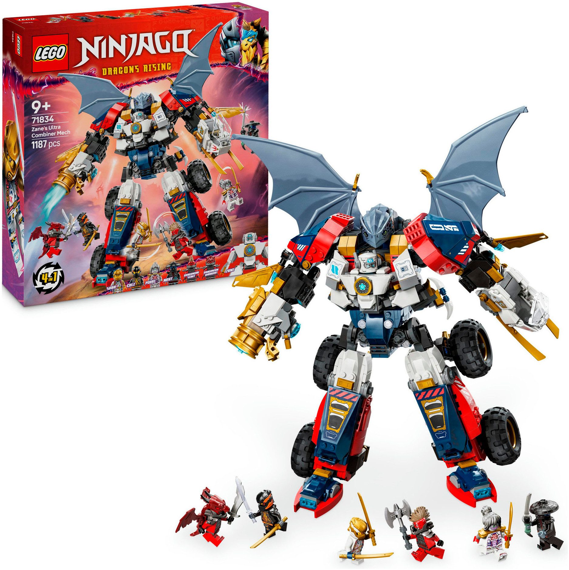LEGO® Zanes Ultra-Kombi-Mech (71834), LEGO Ninjago Konstruktionsspielsteine günstig online kaufen