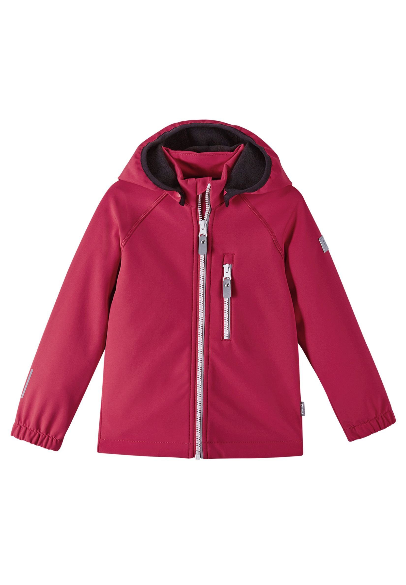 reima Vantti Tomato Softshelljacke red