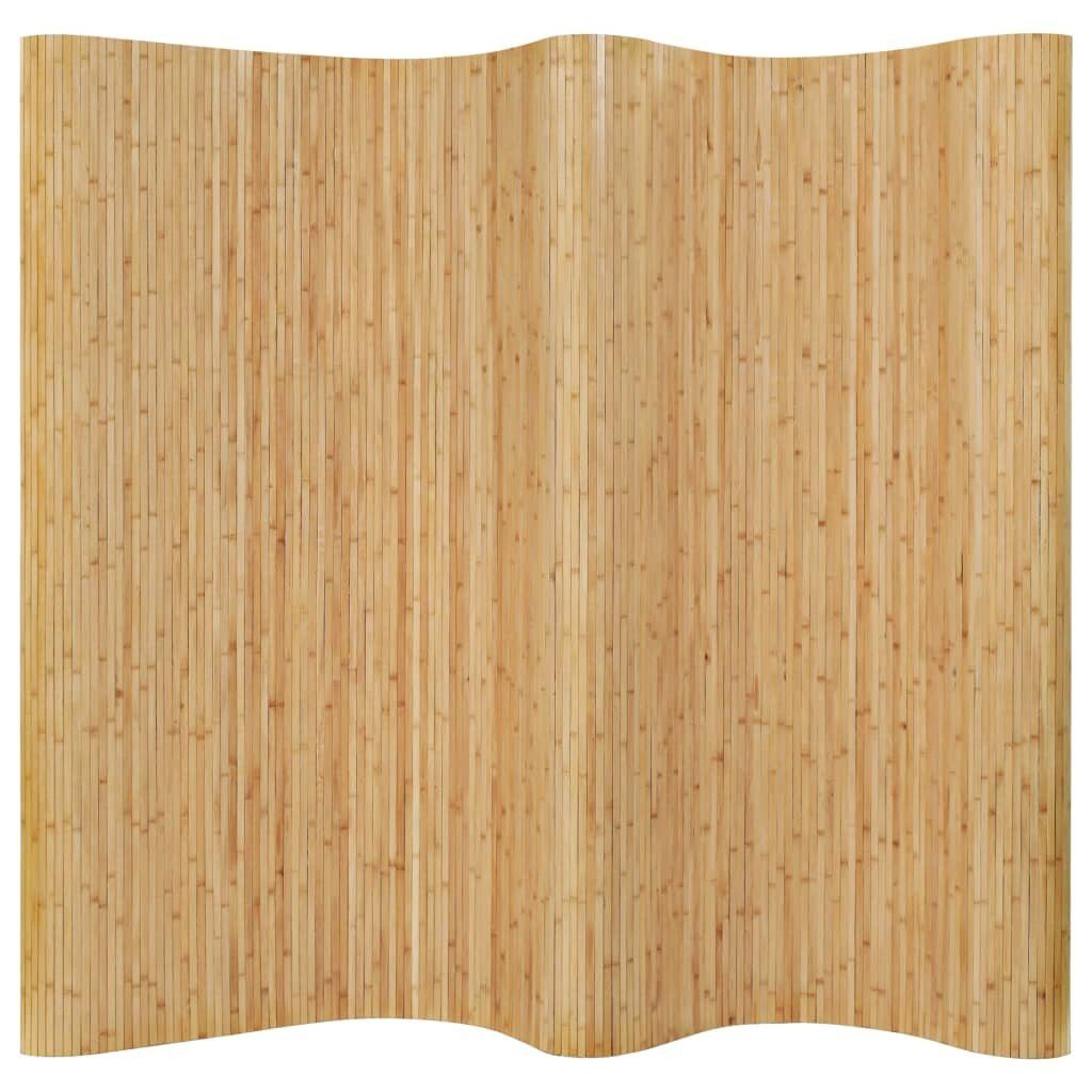 furnicato Raumteiler Bambus 250x165 Natur cm