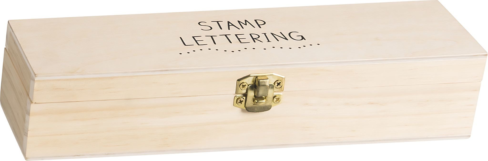 Heyda Stempel HEYDA 204888681 Stempel-Set Alphabet 23 x65 x5 cm Holz