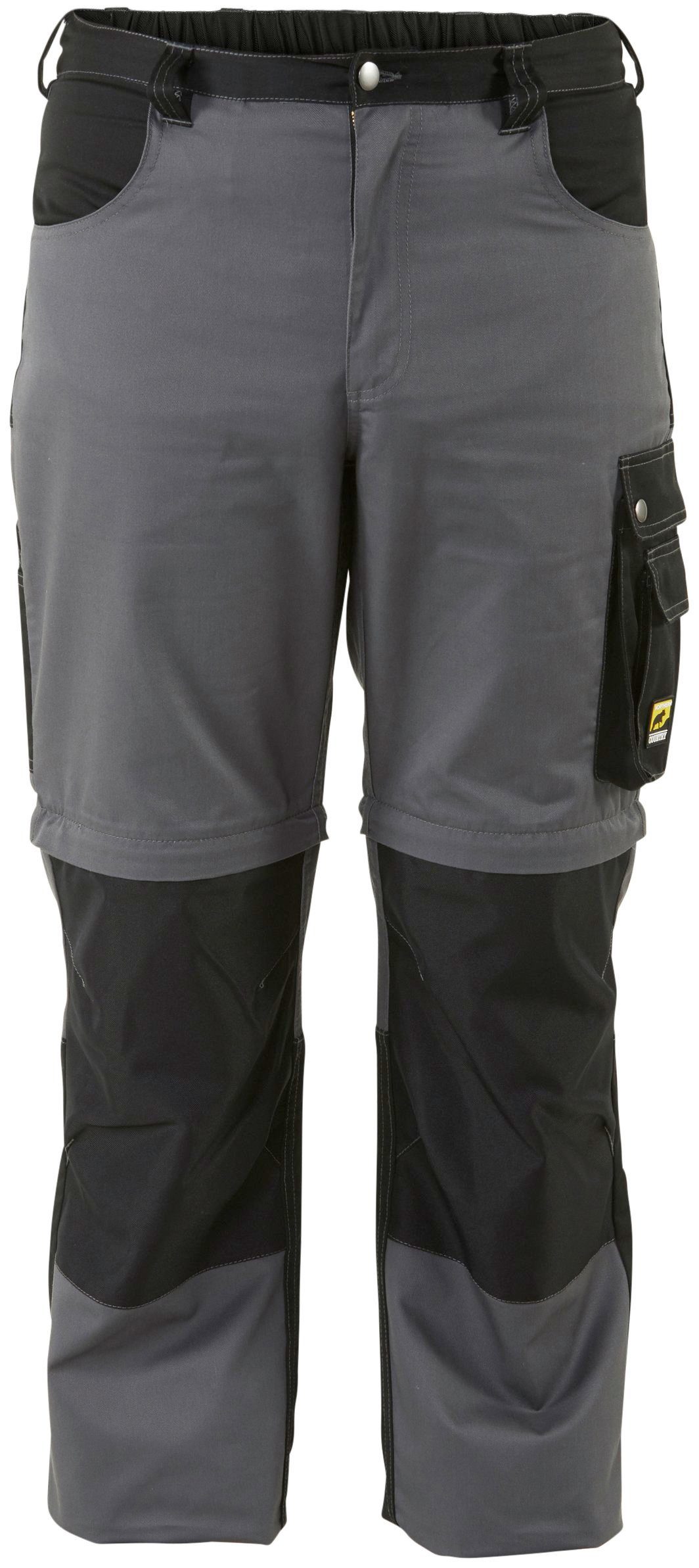 Northern Country Arbeitshose Worker (verstärkter Kniebereich, Beinverlängerung möglich, 8 Taschen) mit Zipp-off Funktion: Shorts und lange Arbeitshose in einem