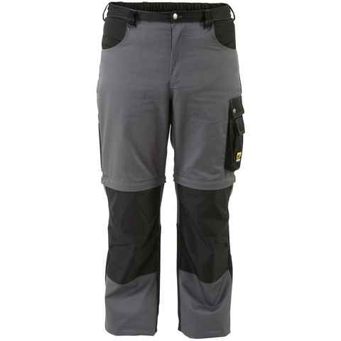 Northern Country Arbeitshose Worker (verstärkter Kniebereich, Beinverlängerung möglich, 8 Taschen) mit Zipp-off Funktion: Shorts und lange Arbeitshose in einem