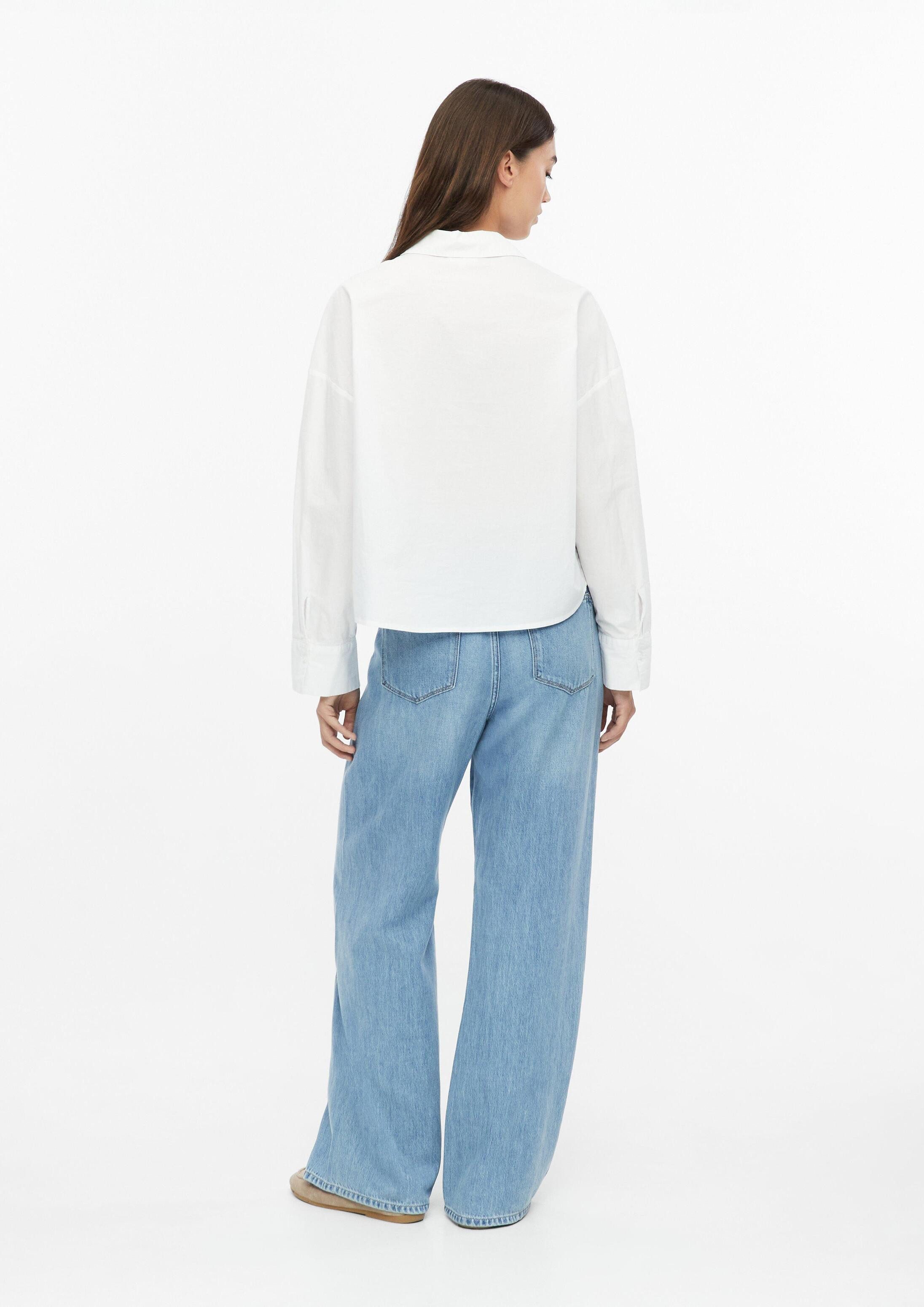 s.Oliver Langarmbluse Bluse s.Oliver x Heidi Klum: Popeline-Bluse im Relaxed Fit – Bild 3 von 5