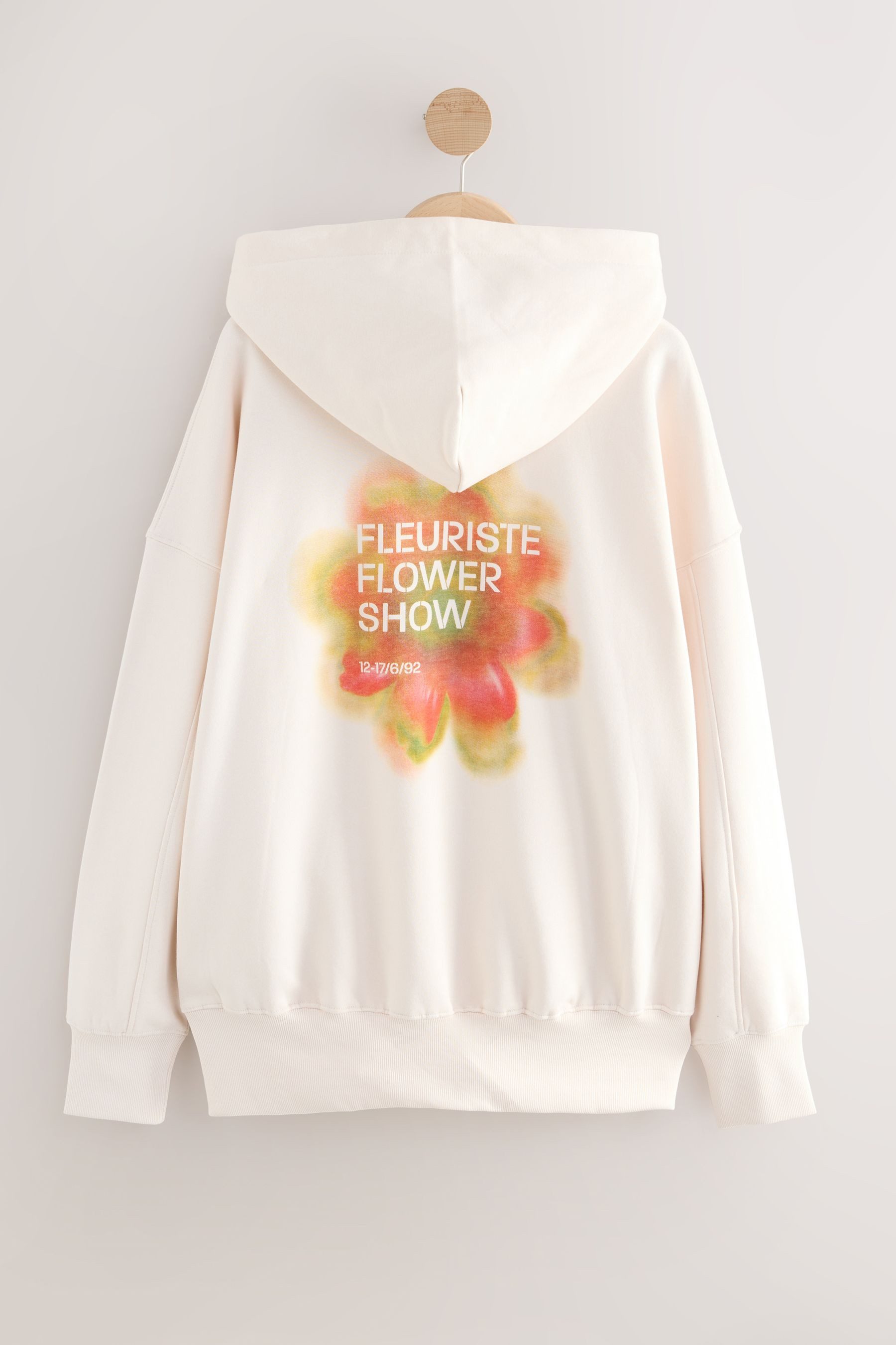 Next Kapuzenpullover Längeres Relaxed Oversized-Hoodie, Rückengrafik günstig online kaufen